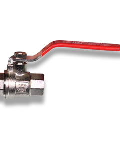 Kugelhahn 1/2" I/I MS PN 30 Edelstahl-Hebel